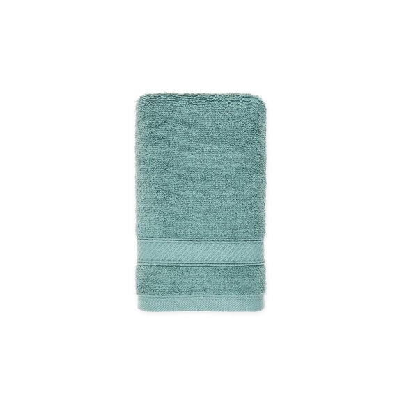 2 new Nestwell™ Hygro 100% Cotton 16"x28" HAND Towels LAUREL WREATH GREEN color - Picture 4 of 6